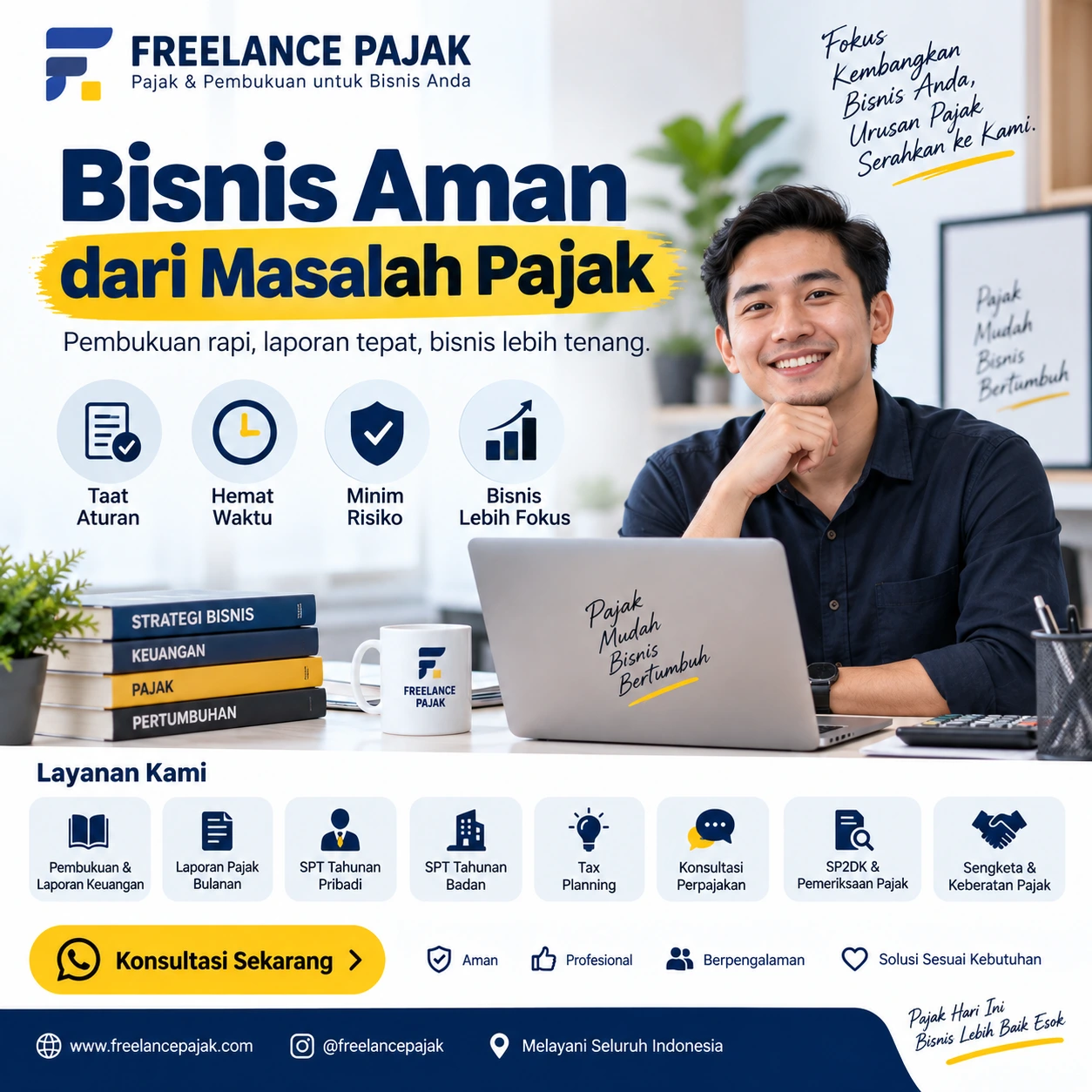 cara agar bisnis aman dari pajak