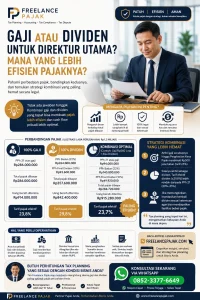 Gaji atau dividen untuk Direktur Utama dan strategi tax planning